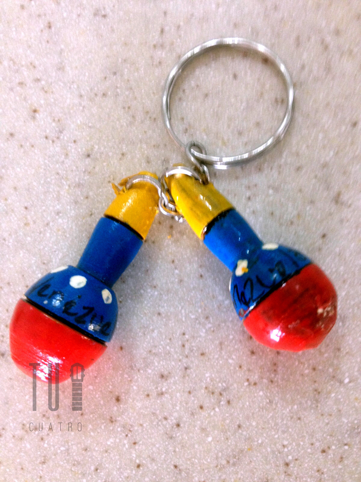 Maracas Keychain - Handcrafted in South America