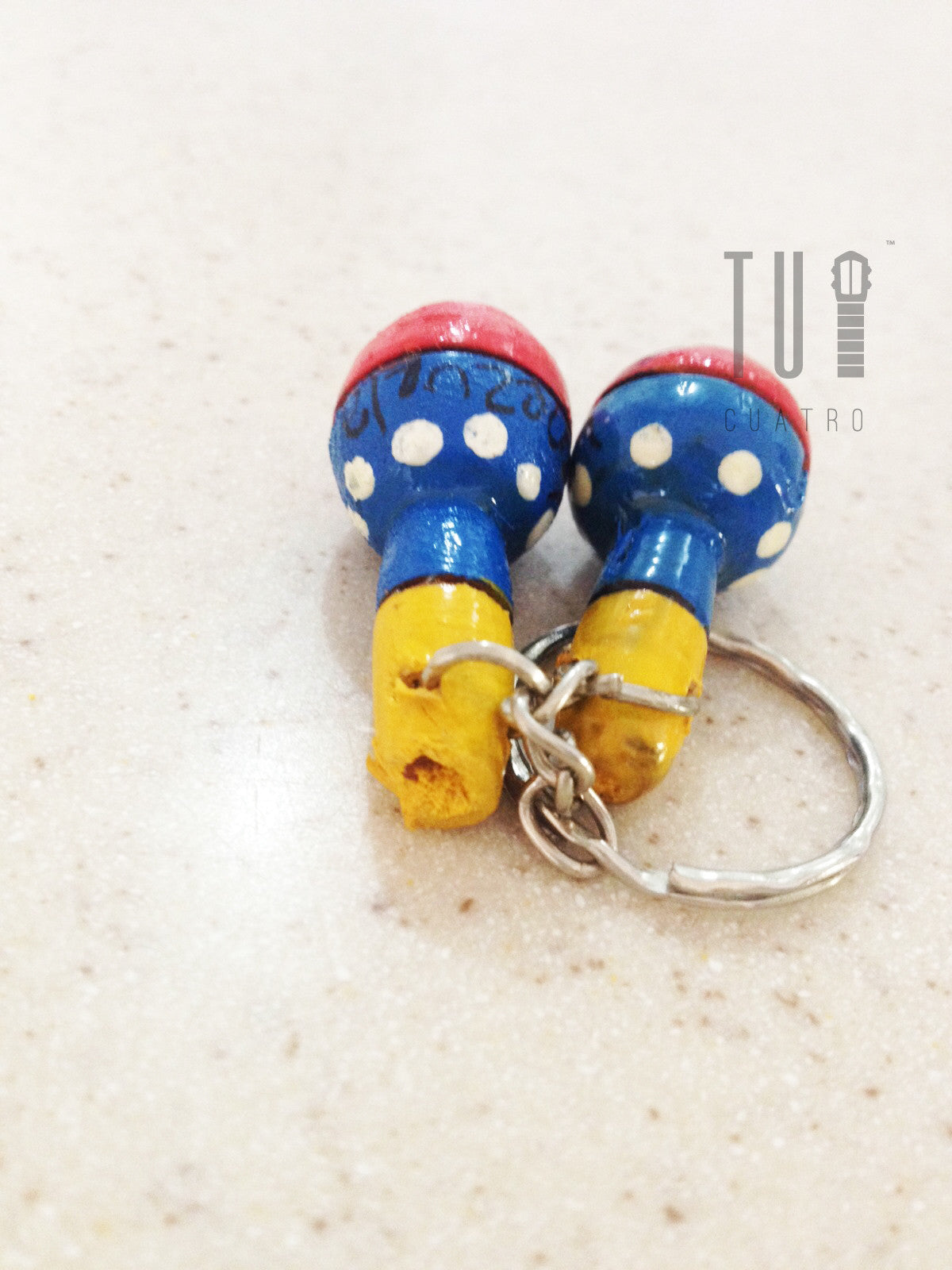 Maracas Keychain - Handcrafted in South America