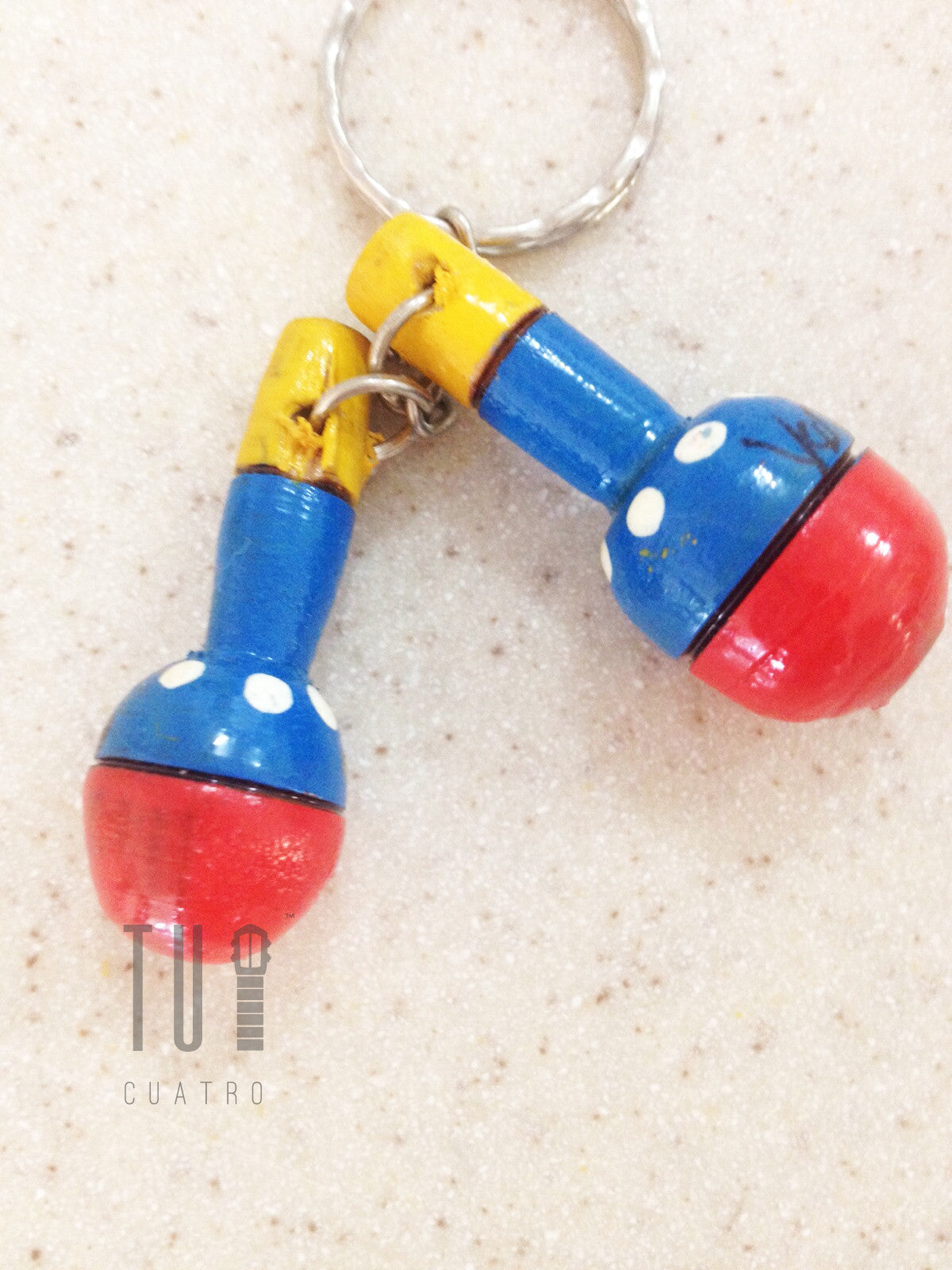 Maracas Keychain - Handcrafted in South America