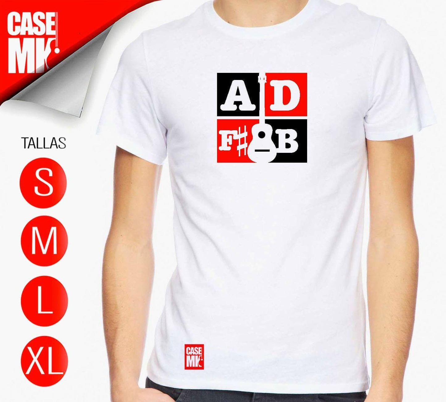 ADF#B T-Shirt - Cuatro Tuning / Franela con afinación A D F# B