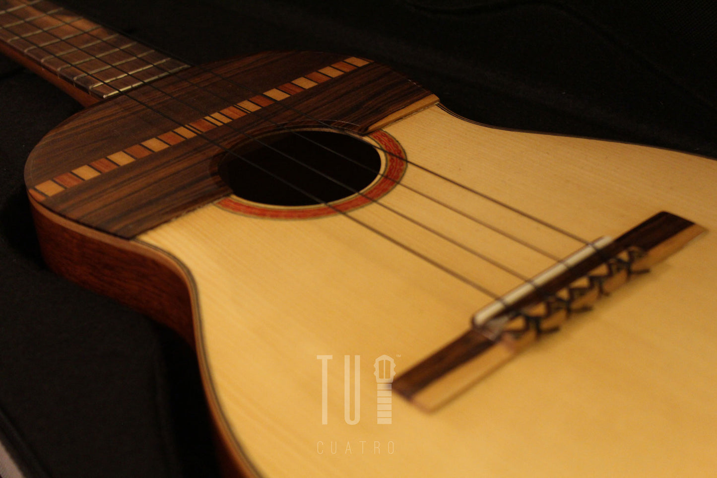 Cuatro Venezolano Mahogany & Canalete Fretboard - Linear Design