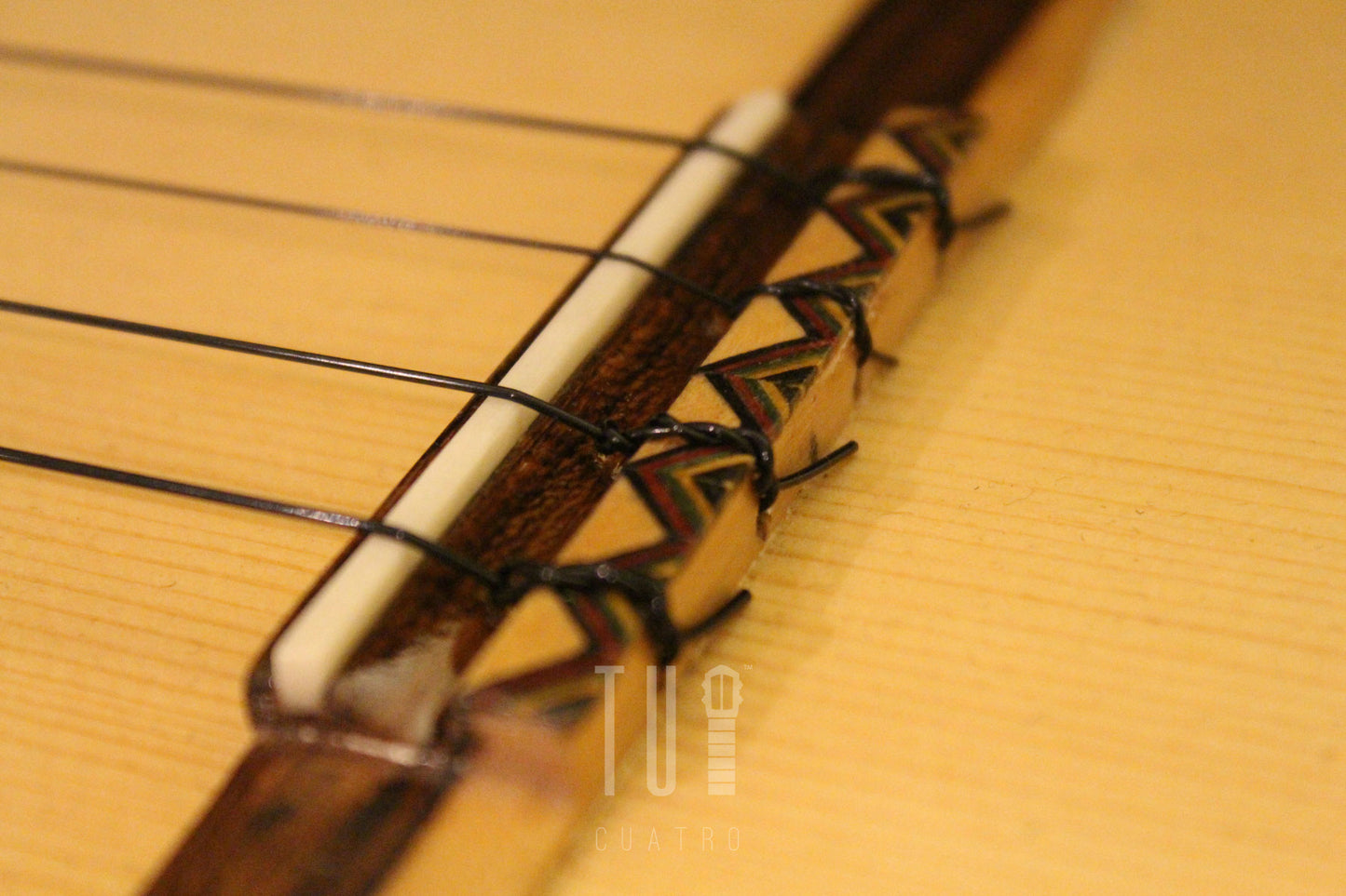 Cuatro Venezolano Mahogany & Canalete Fretboard - Linear Design