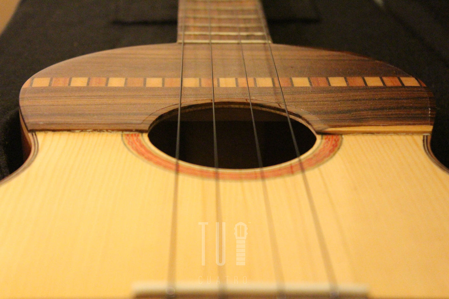 Cuatro Venezolano Mahogany & Canalete Fretboard - Linear Design