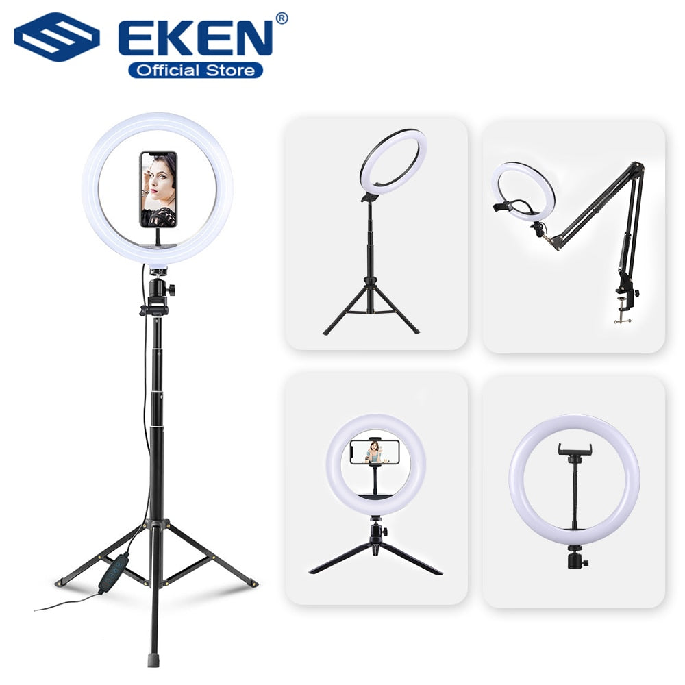 Selfie Ring Light con Tripod para Músicos - Graba Covers para Youtube y videos musicales para Social Media