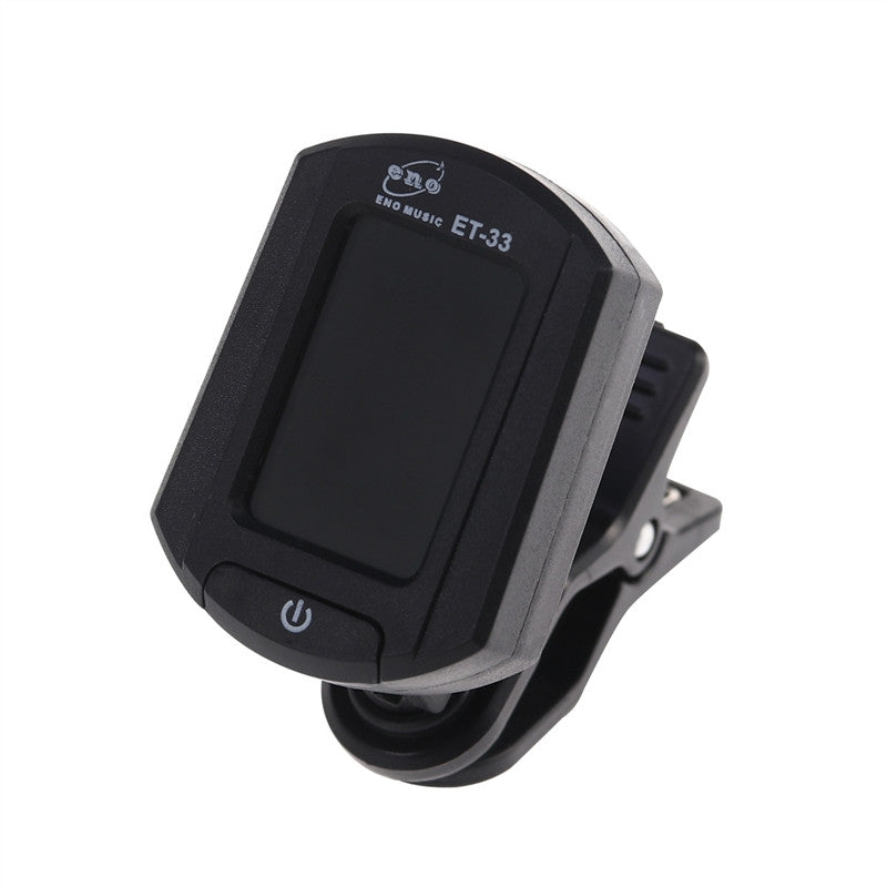 ENO ET-33 Mini Clip-on Digital LCD Chromatic Guitar Bass Violin Ukulele Chromatic Tuner